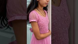 Lets Sew a Dress for My Cousin 👗✨ Easy Pleated Design Tutorial pleateddress sewingtutorial [upl. by Daphie]