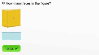 AdaptedMind Math  Counting Vertices Edges Faces Question 3 [upl. by Osman]