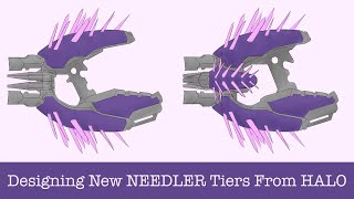 Designing New NEEDLER TIERS from HALO 🔫 conceptart [upl. by Tova600]