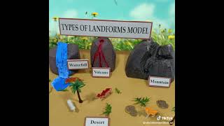 types of landforms models [upl. by Enail340]