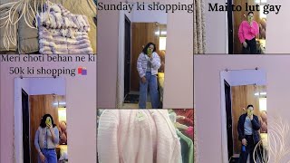 meri behan ne office Manali trip ke liye 50k ki shopping 🛍️sisterdailyvlogfamily [upl. by Butterfield]