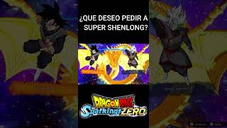 ¿Qué deseo pedir a Super Shenlong en Dragon Ball Sparking Zero shorts [upl. by Pacorro]