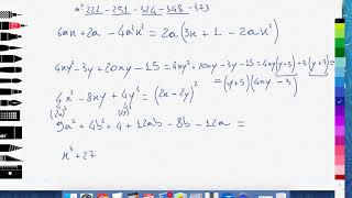 Esercizi svolti sulle SCOMPOSIZIONI di POLINOMI  Matematica a Distanza [upl. by Cahra]