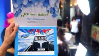 Mobiles Daumenkino und Foto Bluebox als Eventaktion zur BAYER Jubiläumsfeier in Wuppertal [upl. by Lyndes]