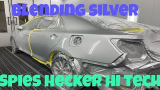 Blending silver Camry with Axalta Spies Hecker Hi Tech [upl. by Yetak269]