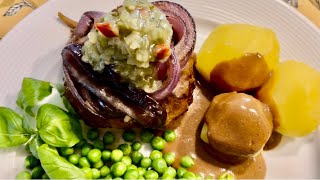 DANISH STEAK WITH SOFT ONIONS [upl. by Agathy]