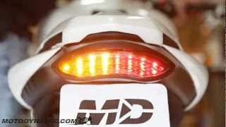 20082017 Speed Triple 20082012 Street Triple Sequential LED Tail Lights Smoked Lens [upl. by Alansen876]