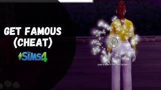 How to Get Famous Cheat  The Sims 4 [upl. by Ocinom]