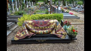 Cimetière russe et tombeau de Noureev 4K  Sainte Geneviève des bois  Île de France  France [upl. by Sissie]