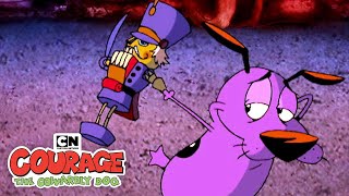 Nutcracker Nightmare 😱  Courage the Cowardly Dog  Cartoon Network [upl. by Hunger574]