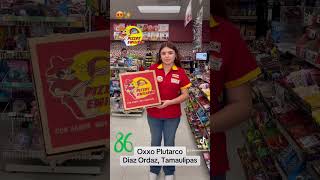 Ya tenemos Pizza en Oxxo Plutarco en Díaz Ordaz Tamaulipas de Pizzas Emiliano [upl. by Thorsten]