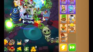 BTD6 mobile Ancient Portal  necromancer DETRIMENTAL bug [upl. by Enaxor104]