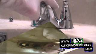 How To Replace A Tired Bathroom Vanity Faucet  The Silicone Method [upl. by Caleb]