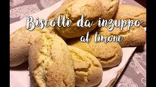 Biscotti da inzuppo al limone senza burro [upl. by Notyad728]