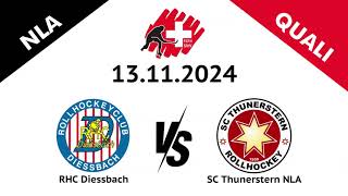 Highlights Rollhockey NLA  RHC Diessbach vs SC Thunerstern [upl. by Aubarta]