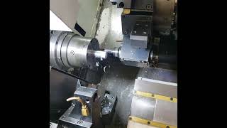 MIYANO BNE34S3 demo C axis milling [upl. by Tavie]