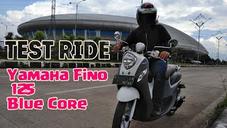 Test Ride Yamaha Fino 125  Blue Core Technology [upl. by Leonteen]