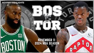 Boston Celtics vs Toronto Raptors Full Game Highlights  Nov 11  2024 NBA Season [upl. by Weiss627]