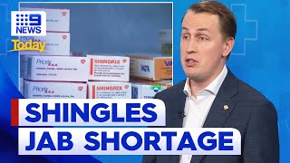 GP’s forced to ration supplies of free shingles vaccine  9 News Australia [upl. by Yendis]