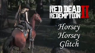 Red Dead Redemption 2  Horsey Horsey Glitch [upl. by Alol]