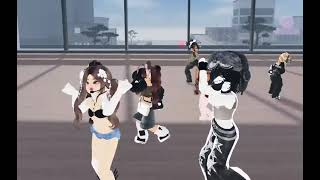 koya dance studio Roblox dance video lesserafim song easy [upl. by Ennagem696]