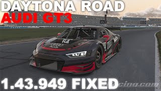 iRacing Audi GT3 EVO II Daytona FIXED  Track Guide  Hotlap [upl. by Crelin302]