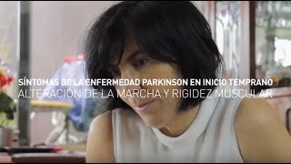 Rigidez muscular y bloqueos de la marcha Síntomas de enfermedad de Parkinson de inicio temprano [upl. by Sitnalta]