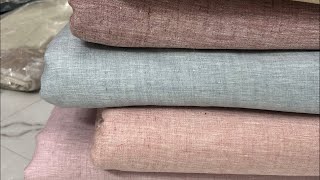 Pure Aditya Birla Jaya shree brand linen fabric manufacturer in bhagalpur 60lea40lea100lea [upl. by Cohberg802]