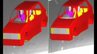 Collision Reconstruction  Comparison of belted and unbelted occupants [upl. by Silsbye696]