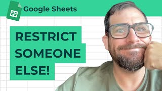 Protect Specific Cells in Google Sheets  Keep Your Data Safe [upl. by Ettelorahc]