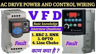 VFD Input  Output Wiring amp Basic Knowledge  Variable Frequency Drive Connection technicain tapan [upl. by Nunciata]