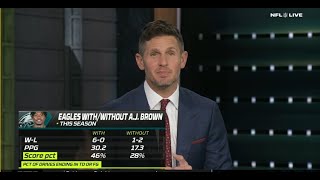 ESPN NFL LIVE  Dan Orlovsky STUNNED Jalen Hurts Has Been ELITE With Philadelphia Eagles [upl. by Reinaldo]