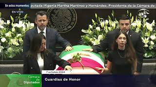 Homenaje Luctuoso del Congreso a Ifigenia Martínez del 7 de octubre de 2024 [upl. by Arhas551]