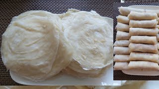 Lumpia wrapperFilipino style super easy tutorial [upl. by Twum527]