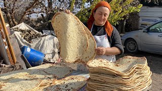 SİSLİ BİR GÜN 🌁 EKŞİ MAYALI KÖY EKMEĞİ [upl. by Kerrin]