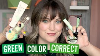 Green Color Correcting Makeup  Favorites [upl. by Dagney757]