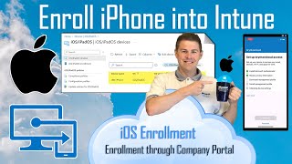 Enroll iPhoneiOS device into Microsoft Intune 48 [upl. by Saville]