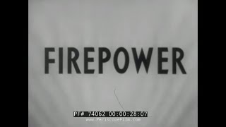 “ FIREPOWER ” 1943 WAR DEPARTMENT FILM MANUFACTURING MUNITIONS GUNS ORDNANCE 74062 [upl. by Ahseiuqal]