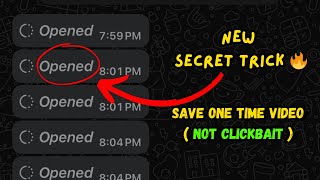 Record One Time Video in Whatsapp Not Click bait [upl. by Novit]
