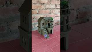 Beautiful mud house making with clay 🏠  clayhouse mudhouse [upl. by Nilkoorb528]