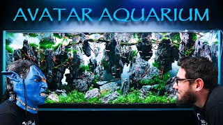 I Built The FLOATING MOUNTAINS of AVATAR in an Aquarium  Epic Guppy Fish Tank [upl. by Louisa839]