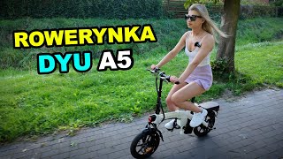 Rowerynka DYU A5  rower elektryczny do pracy [upl. by Eemiaj872]