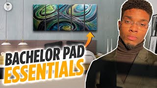 Mens Bachelor Pad Essentials 2021 📍  10 Home Ideas [upl. by Arakihc13]