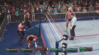 WWE 2K23Summerslam 88 Steamboat Tito Martel vs Valentine Powers Of Pain [upl. by Holtz]