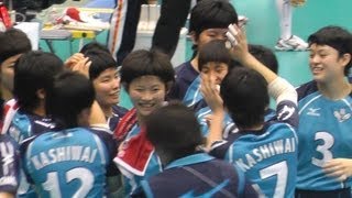 春の高校バレー 誠英 山口 vs 柏井 千葉 女子準決勝 2013112 [upl. by Bultman12]