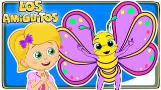 Mariposita NUEVO versión cancion infantil  Los Amiguitos Canciones Infantiles [upl. by Dyana]