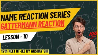 GATTERMANN REACTION I AMINE I NAME REACTION EASIEST TRICK I CLASS 12 NEET IITJEE [upl. by Jereme]