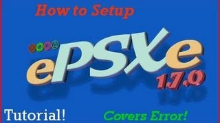 How to Set Up ePSXe 170 and Fix Memory Card Error [upl. by Yaker]