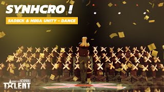 This GOLDEN BUZZER is amazing   SADECK amp MEGA UNITY  Frances Got Talent 2021 [upl. by Nnylyram850]