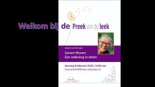 Preek van de Leek Marieke van Nimwegen 4 februari 2024 [upl. by Margo628]